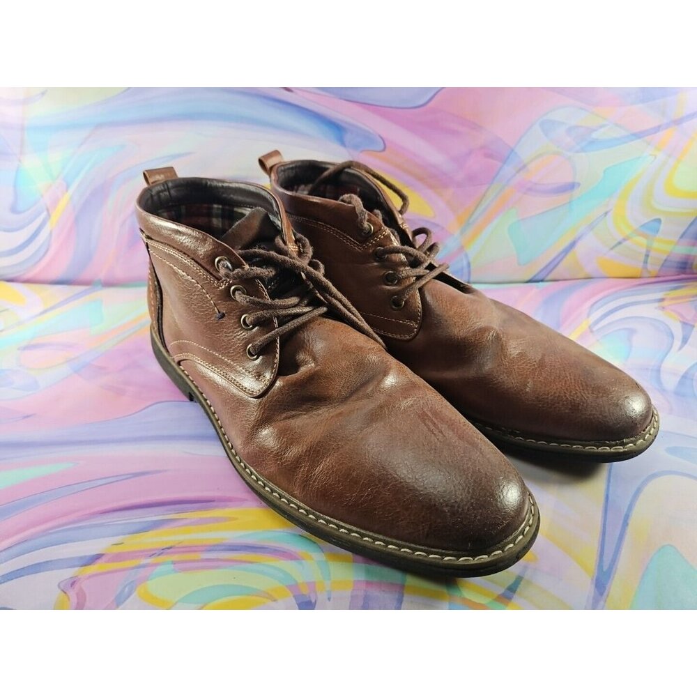 Mountain Creek Men's Delmar Dress Shoe/Boots, Brown, Size 12
